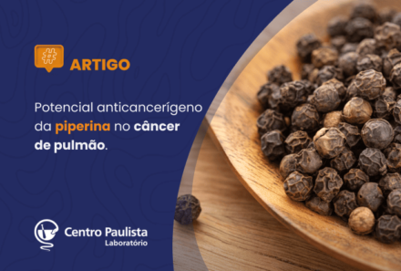 Potencial anticancerígeno da piperina no câncer de pulmão